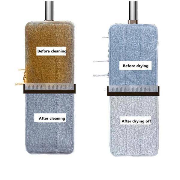 4 in 1 Multi-functional Hands-free Mop Home Goods Type : 1 Set + 6 Mop Cloth 4 in 1 Multi-functional Hands-free Mop Home Goods Type : 1 Set + 6 Mop Cloth