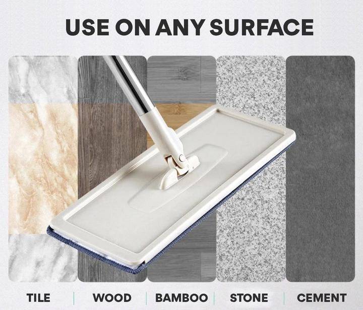 4 in 1 Multi-functional Hands-free Mop Home Goods Type : 1 Set + 6 Mop Cloth 4 in 1 Multi-functional Hands-free Mop Home Goods Type : 1 Set + 6 Mop Cloth