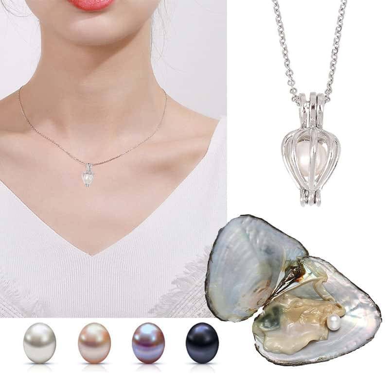 Natural Oyster Pearl Necklace Best Sellers Jewelry Color : Random Natural Oyster Pearl Necklace Best Sellers Jewelry Color : Random