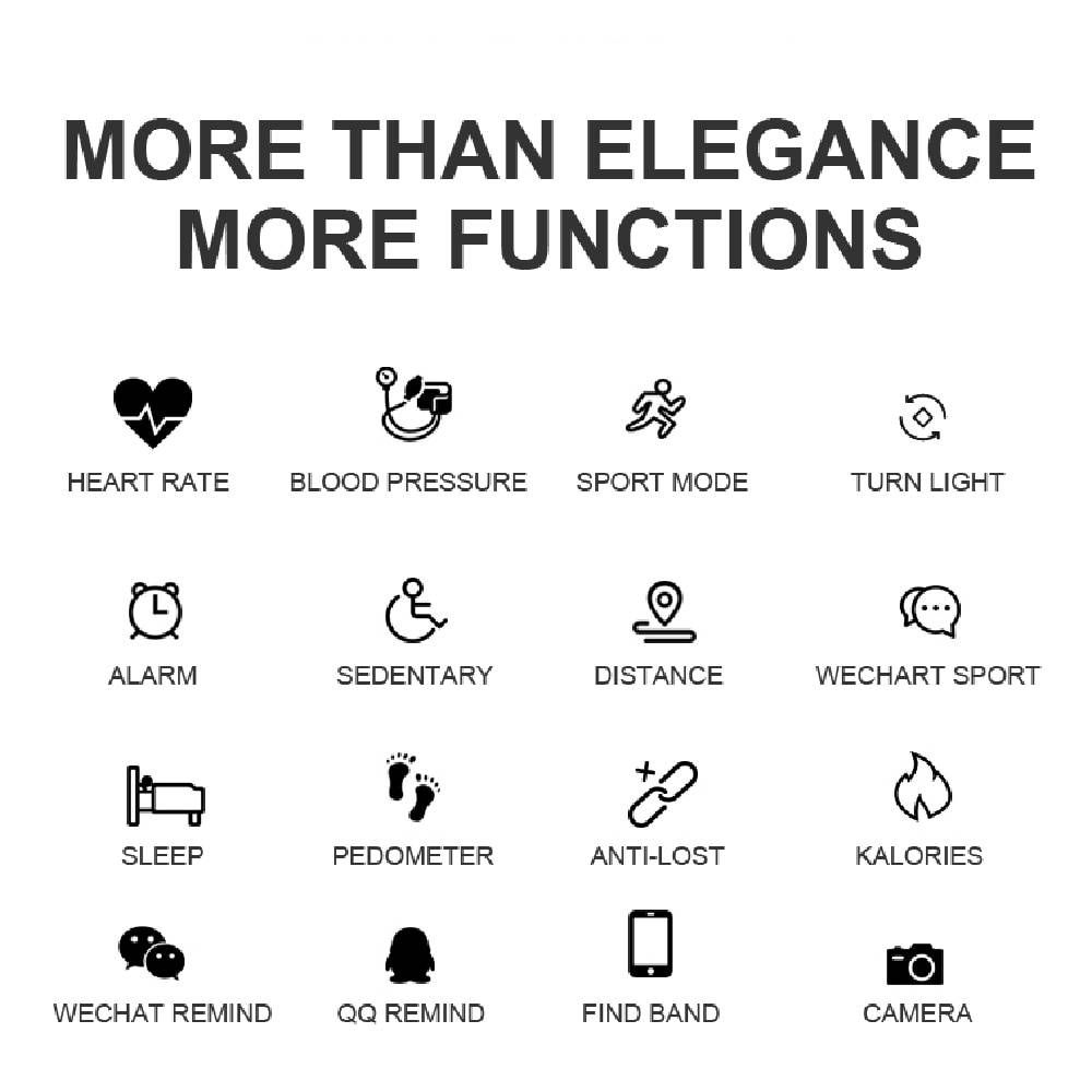 Feminine Beautiful Multi-Feature Smartwatch Accessories Color : Black|Silver|Gold Feminine Beautiful Multi-Feature Smartwatch Accessories Color : Black|Silver|Gold