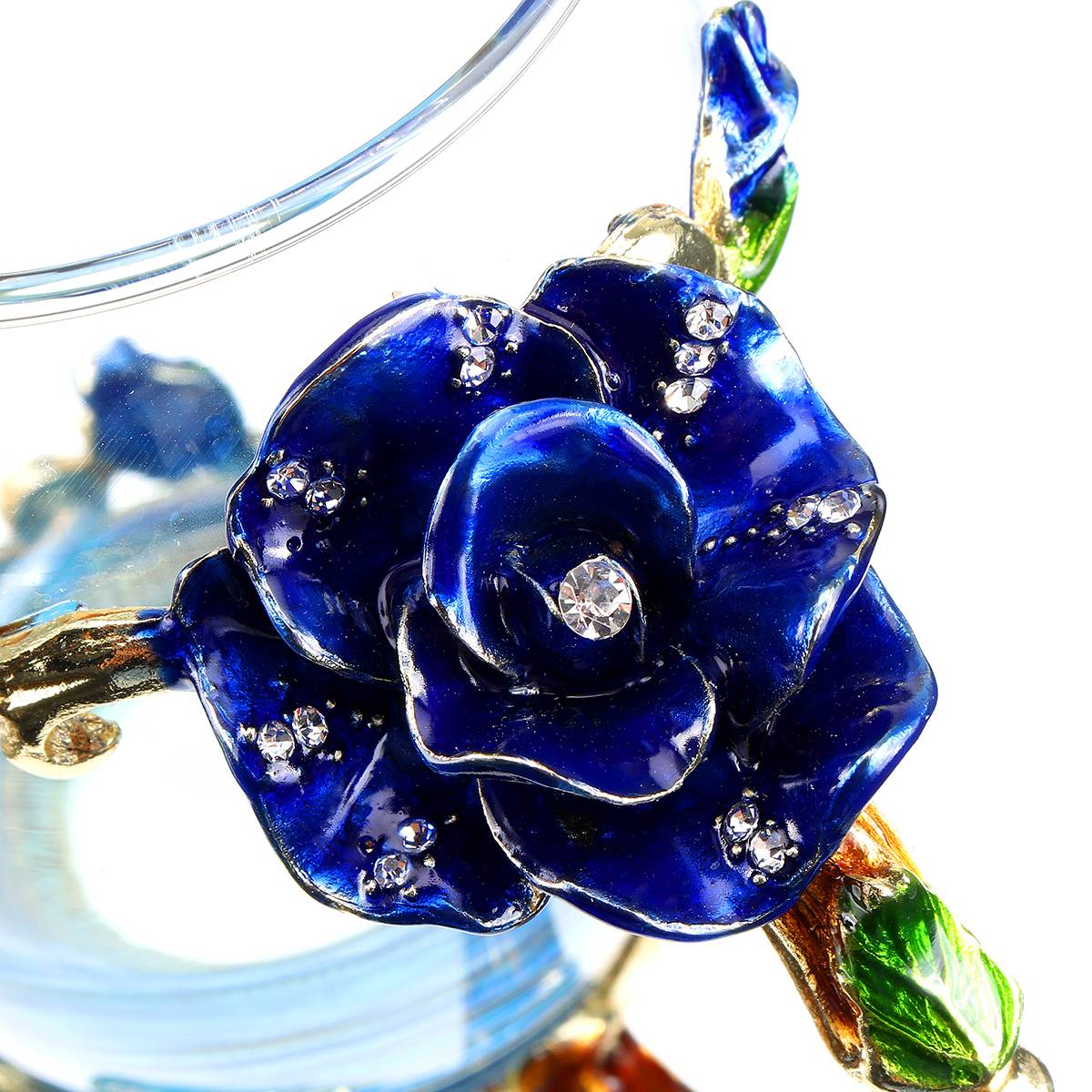 Handmade Beauty And Novelty Enamel Cup Home Goods Color : Gold/Blue Handmade Beauty And Novelty Enamel Cup Home Goods Color : Gold/Blue