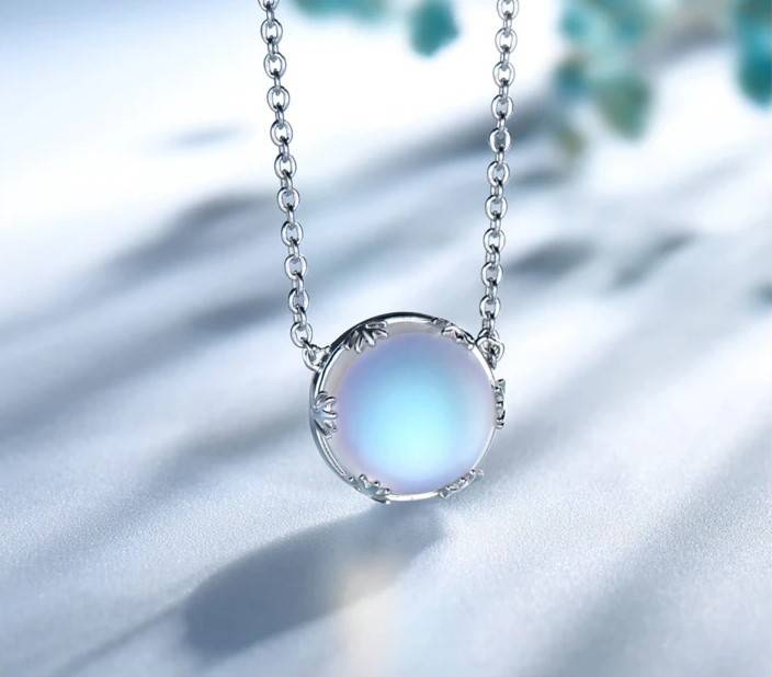 Aurora Borealis Halo Crystal Necklace Jewelry Color : Light Blue|Dark Blue Aurora Borealis Halo Crystal Necklace Jewelry Color : Light Blue|Dark Blue
