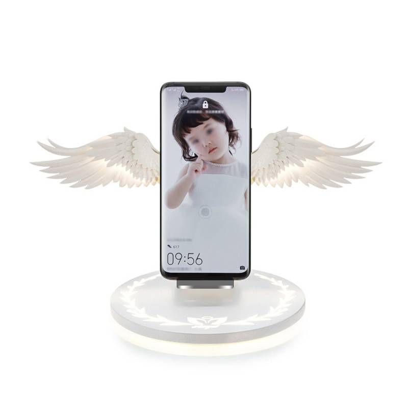 Angel Wings Wireless Charger Phone Accessories Color: White Angel Wings Wireless Charger Phone Accessories Color: White