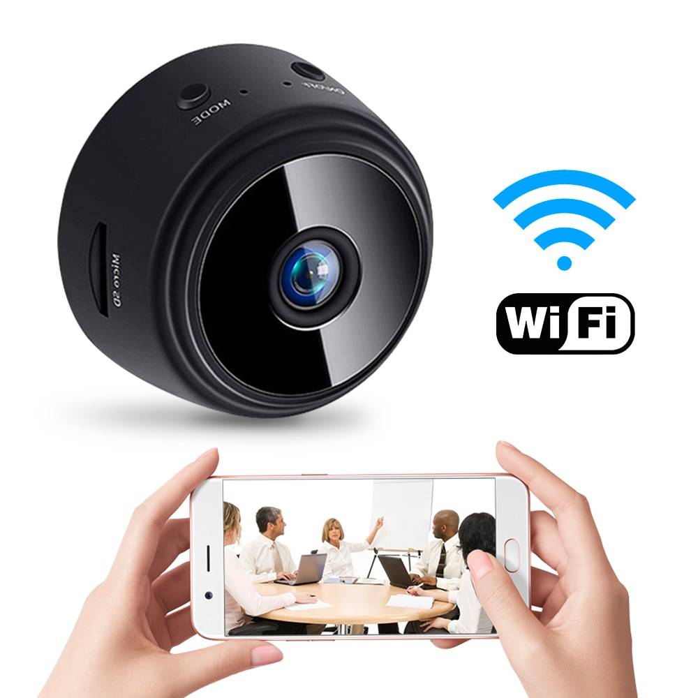 A9 WiFi 1080P Full HD Night Vision Wireless IP Camera Consumer Electronics Color : Black A9 WiFi 1080P Full HD Night Vision Wireless IP Camera Consumer Electronics Color : Black