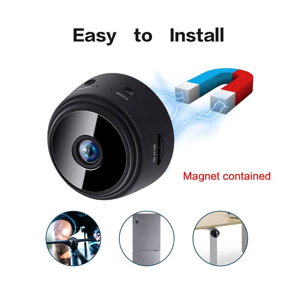 A9 WiFi 1080P Full HD Night Vision Wireless IP Camera Consumer Electronics Color : Black A9 WiFi 1080P Full HD Night Vision Wireless IP Camera Consumer Electronics Color : Black