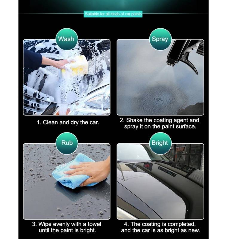 Fantastic Car Coating Spray Vehicles & Parts Color : Black Fantastic Car Coating Spray Vehicles & Parts Color : Black