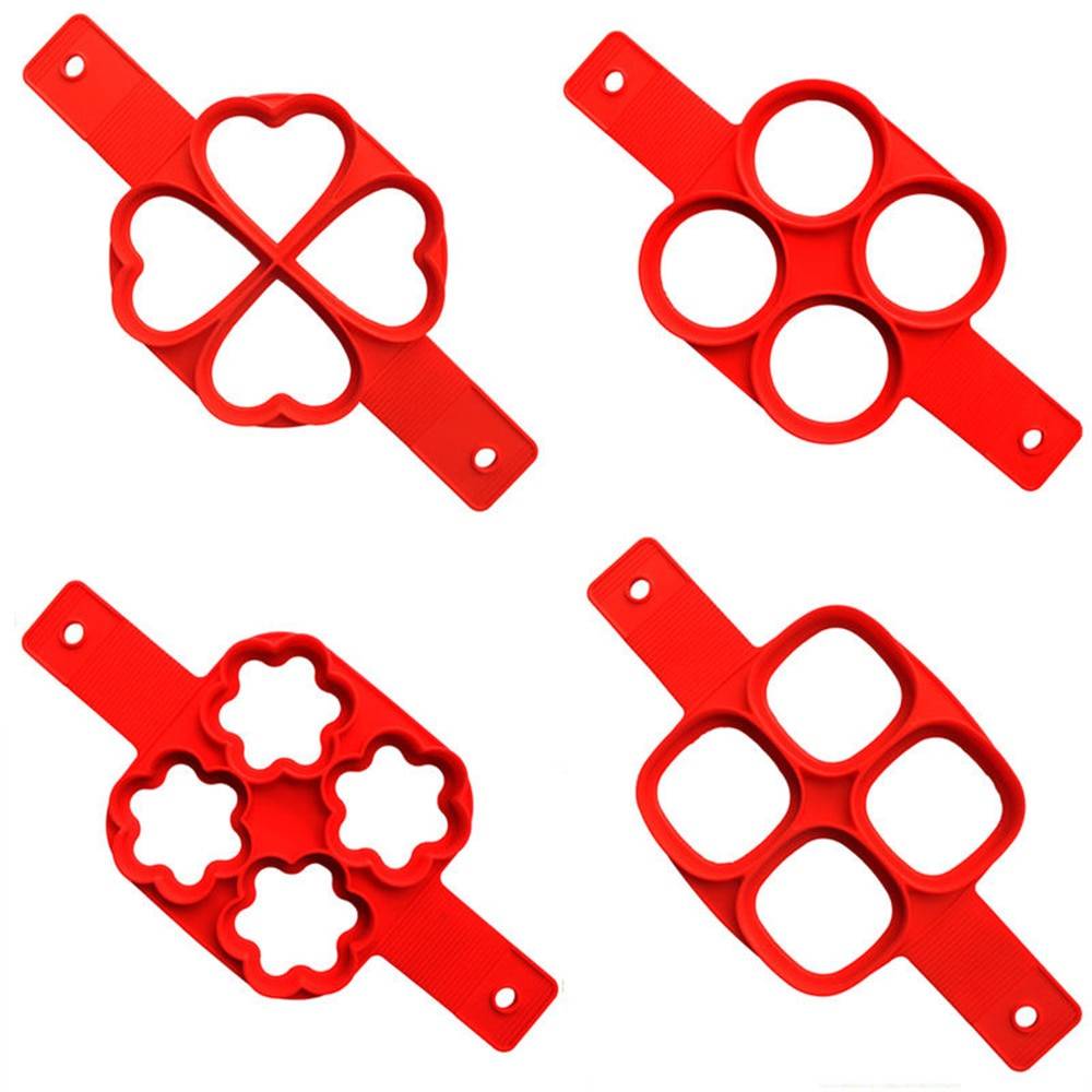 Non-Stick Flip Cooker Home Goods Color : Red Non-Stick Flip Cooker Home Goods Color : Red