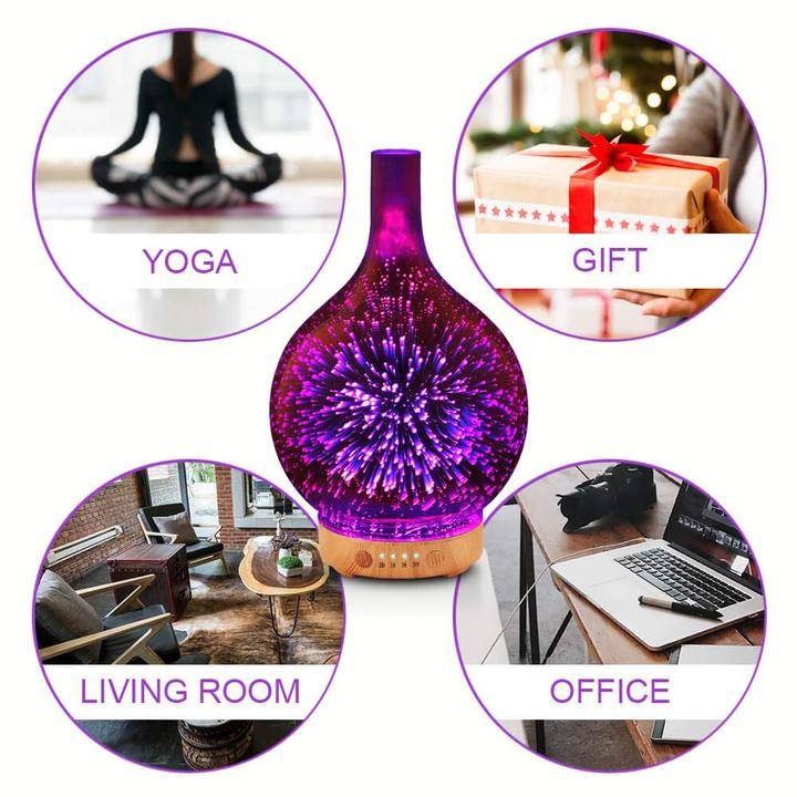 Firework Humidifier and Oil Diffuser Consumer Electronics Home Goods Color : Pink Firework Humidifier and Oil Diffuser Consumer Electronics Home Goods Color : Pink