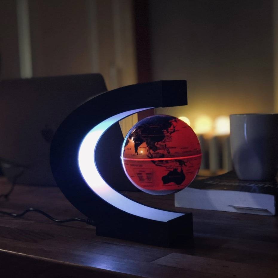 Magnetic Levitating Globe Astrolight Home Goods Color : Yellow|Blue|Black Magnetic Levitating Globe Astrolight Home Goods Color : Yellow|Blue|Black