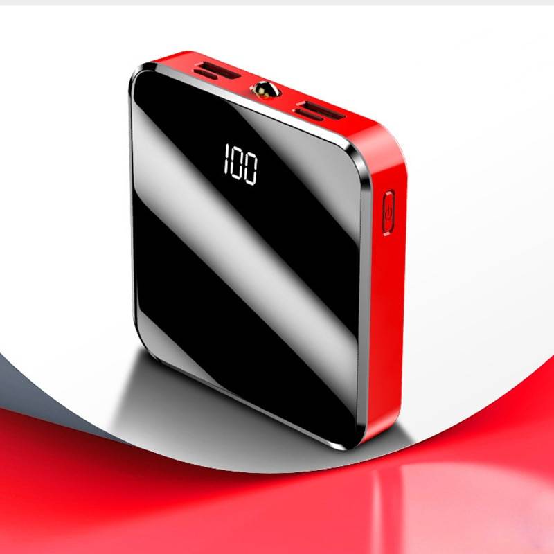Portable USB-C Charger Box Phone Accessories Color : Black|Red Portable USB-C Charger Box Phone Accessories Color : Black|Red