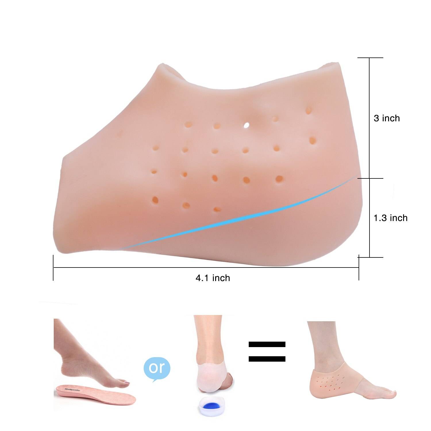 Invisible Height Increasing Insoles Accessories Color : Beige Invisible Height Increasing Insoles Accessories Color : Beige