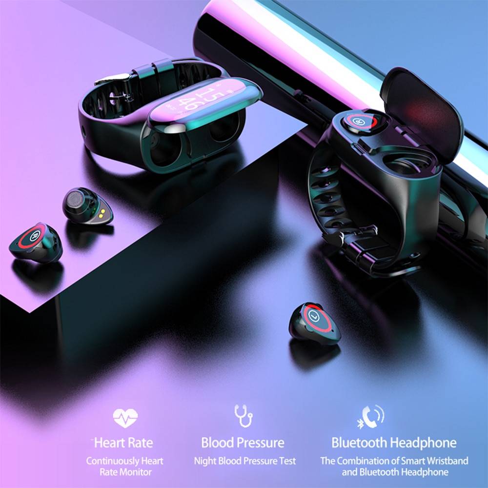 Intelligent Bracelet with Bluetooth Earphone Accessories Best Sellers Color : Black|Red|Blue Intelligent Bracelet with Bluetooth Earphone Accessories Best Sellers Color : Black|Red|Blue