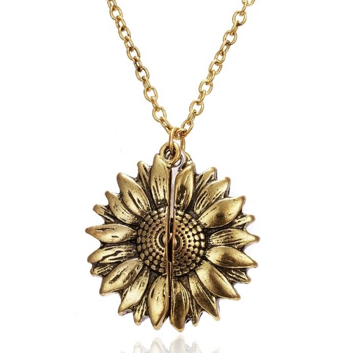 You Are My Sunshine Sunflower Pendant Necklace Jewelry Color : Gold|Silver|Rose Gold You Are My Sunshine Sunflower Pendant Necklace Jewelry Color : Gold|Silver|Rose Gold