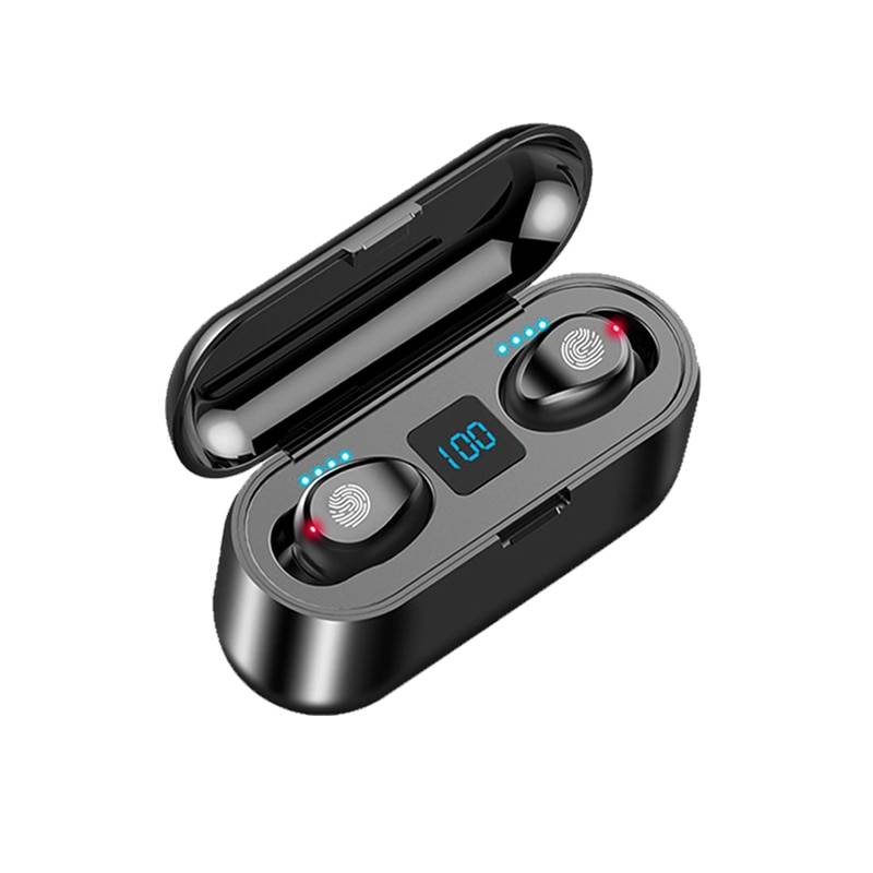 F9 TWS Bluetooth 5.0 Wireless Earbuds Consumer Electronics Color: Black F9 TWS Bluetooth 5.0 Wireless Earbuds Consumer Electronics Color: Black