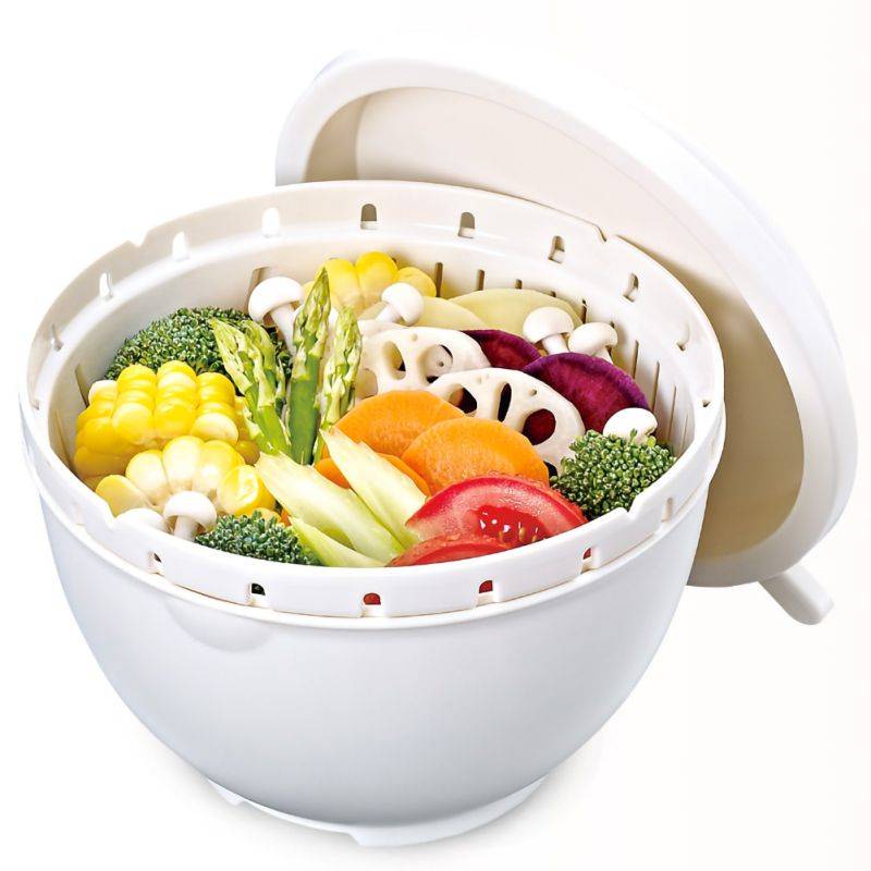 Multifunctional Drain and Cutting Bowl Home Goods Color : White Multifunctional Drain and Cutting Bowl Home Goods Color : White
