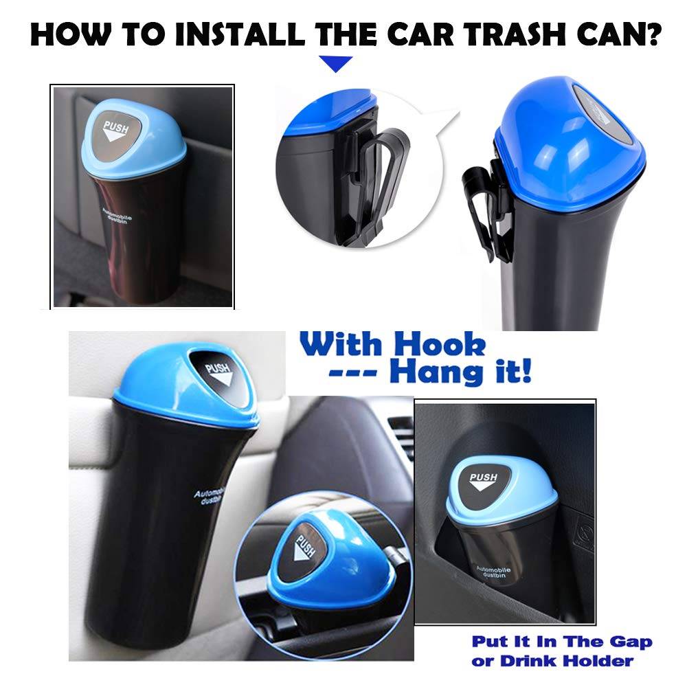 Car Garbage Mini Bin Vehicles & Parts Color : Red|Blue|Black|Yellow|Gray Car Garbage Mini Bin Vehicles & Parts Color : Red|Blue|Black|Yellow|Gray