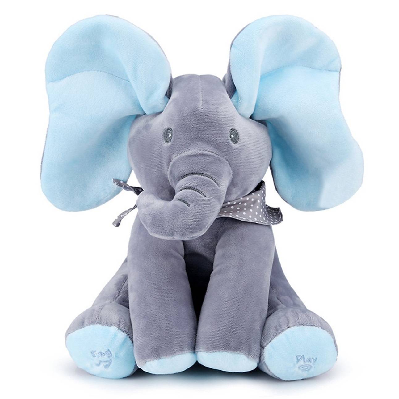 Peek-A-Boo Elephant Toy Best Sellers Toys Color: Blue/Gray Peek-A-Boo Elephant Toy Best Sellers Toys Color: Blue/Gray