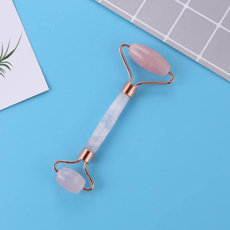 Jade Face Double Head Roller Home Goods Color : Pink|Green Jade Face Double Head Roller Home Goods Color : Pink|Green