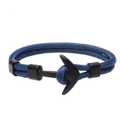 Survival Rope Bracelet Jewelry Color: Blue Survival Rope Bracelet Jewelry Color: Blue