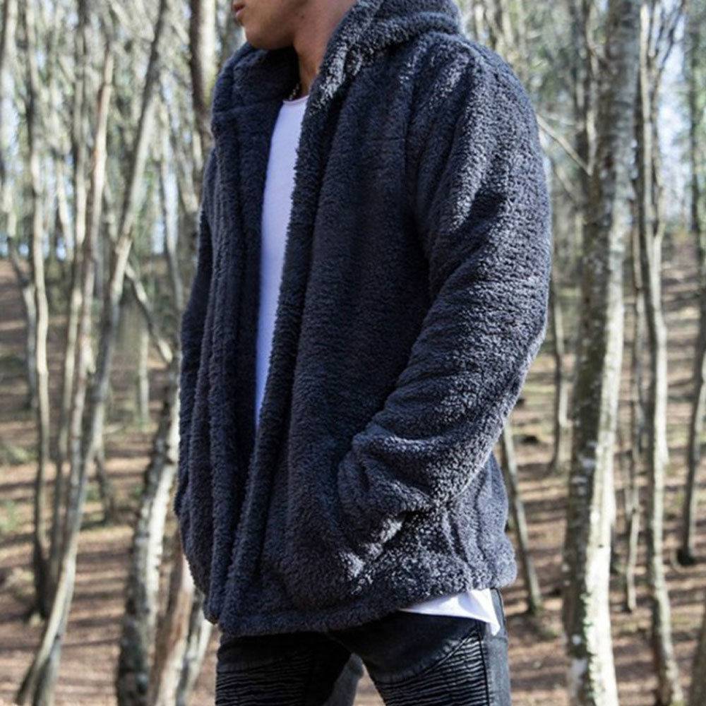 Trendy Warm Plush Men Hoodies Apparel Color : Black|Blue|Green|White Trendy Warm Plush Men Hoodies Apparel Color : Black|Blue|Green|White