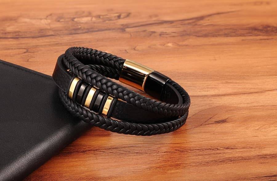 Stylish Genuine Leather Bracelets For Men