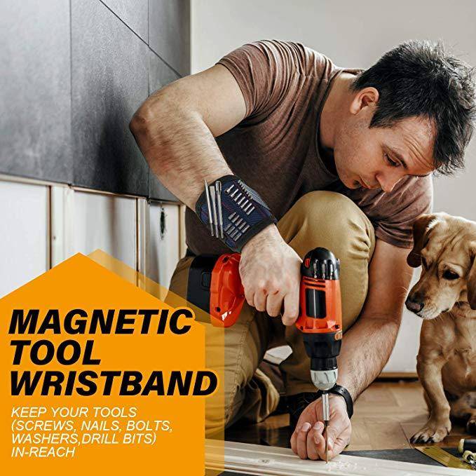 Magnetic Wrist Band Best Sellers Home Goods Color : Red|Dark blue|Black|Blue Magnetic Wrist Band Best Sellers Home Goods Color : Red|Dark blue|Black|Blue