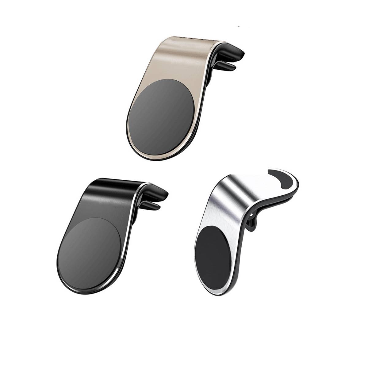 Mini Magnetic Car Vent Phone Holder Phone Accessories Color : Black|Silver|Gold Mini Magnetic Car Vent Phone Holder Phone Accessories Color : Black|Silver|Gold
