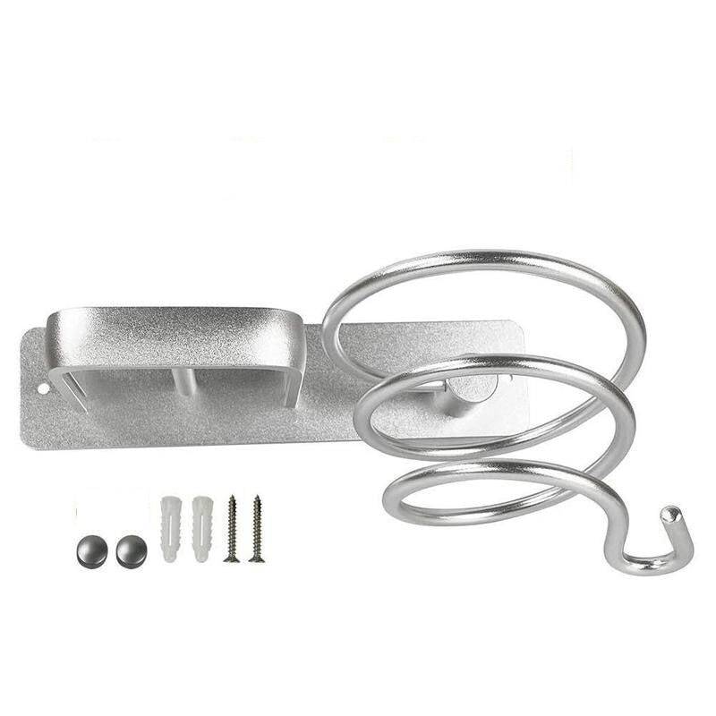 Wall Mounted Aluminium Hairdryer Holder