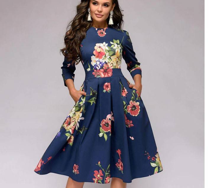 Women's Romantic Styule Summer Dress Color : Navy Blue|Red Flower|Blue|Denim Blue|White|Pink|Purple|Red Women's Romantic Styule Summer Dress Color : Navy Blue|Red Flower|Blue|Denim Blue|White|Pink|Purple|Red