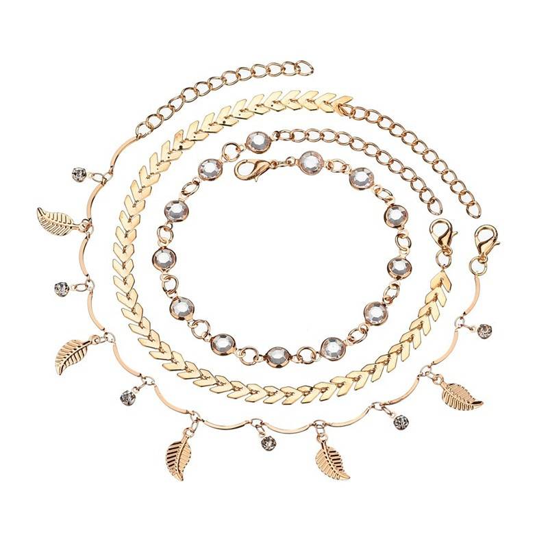 Women's Fashion Anklets Set