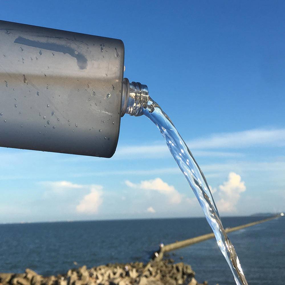 380ml Flat Water Flask for Handbag/Purse/Pocket