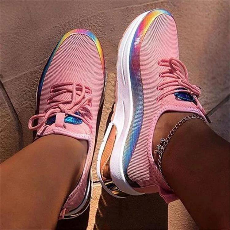 Casual Women Snickers for Spring Color : Black|Pink|White Casual Women Snickers for Spring Color : Black|Pink|White