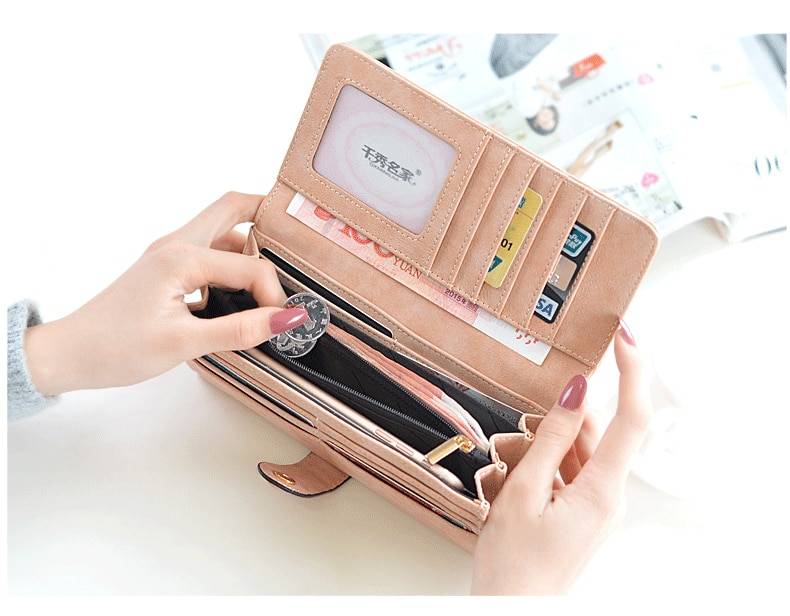 Women's Large Capacity Long Wallet